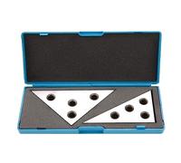 Blocchetti pianparalleli, 2 pezzi/set di piastre angolari solide, set di blocchi angolari, calibro di blocco angolare di precisione 30-60-90 e 45-45-90, strumento for macchinista
