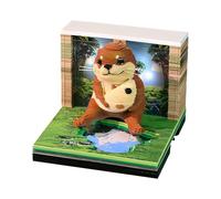 Blocchetto 3D Per Appunti | Design 3D Animali | Calendario da Scrivania 2026 con Copertina in Acrilico - Per Casa Scuola Ufficio Regalo Viaggio Compleanno Natale