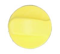 Blocchetto abrasivo rotondo a mano con manico lungo e chiusura a strappo, in schiuma di poliuretano, 125 mm (4,9 pollici) per lavori di falegnameria artigianale e pittura,