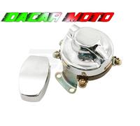 blocchetto accensione con chiavi bloccasterzo tipo moto HARLEY davidson cromata