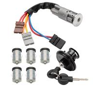Blocchetto Accensione Kit Interruttore Di Accensione E Cilindro Serratura Porta Compatibile Con Citroen Per Jumpy 1995 1996 1997 1998 1999-2006 4162L0 4162PA