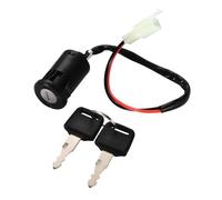 Blocchetto accensione moto Adatto per trike elettrici ATV e scooter, carrelli da golf, biciclette, blocco interruttore a chiave di accensione per moto a 2 fili Set di chiavi