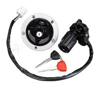 Blocchetto Avviamento Starter Compatibile Con Per EX650 Per ER6F 2014-2016 Interruttore Di Accensione Tappo Serbatoio Carburante Serratura Sedile E Set Di Chiavi