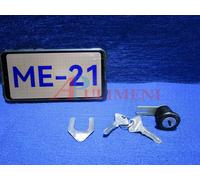 BLOCCHETTO C/CHIAVE ZAMA NERA MANIGLIA PORTA SX FIAT 238 E 1980