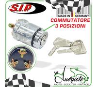 BLOCCHETTO CHIAVE ACCENSIONE QUADRO UNIVERSALE 3 POSIZIONI PER AUTO E MOTO EPOCA