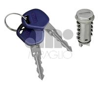 BLOCCHETTO +CHIAVE MANIGLIA PORTA/COFANO PER FIAT PUNTO 93-99