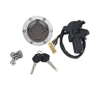 Blocchetto Chiavi Moto Compatibile con Per Ninja Per 250R EX250J SE 2012 Tappo Serbatoio Carburante Interruttore Accensione Per Motocicletta E Chiave Blocco Sedile