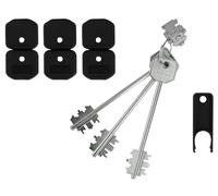 Blocchetto con 3 Chiavi per Serrature Art. Blo 3210 mm 116 Dierre Atra