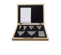 blocchetto di riscontro, Blocco calibro angolare 7 pezzi/set Calibro metrico classe 2, angolo universale, tuta combinata righello, blocco calibro Facile da calibrare e misurare(Class 2)