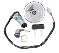 Blocchetto Motocicletta Per CBF125 2009-2013 Interruttore Accensione Coperchio Tappo Serbatoio Gas Carburante Serratura Sedile 35010-KWF-950 Blocco Accensione