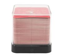 Blocchetto per appunti con terra strappata a mano in 3D, blocchetto per calendario 2025 con design artistico di intaglio su carta, blocco di note adesive multifunzionale per la dec (Rossa)