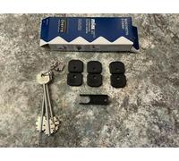 BLOCCHETTO RICAMBIO SICUREZZA PORTE BLINDATE ATRA DIERRE 3210 CON 3 CHIAVI 112mm