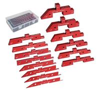 Blocchi Configurazione Della Tabella Del Router 14pcs Blocchi Configurazione Delle Precisioni In Alluminio In Legno Per Le Tabelle Dei Router Accessori Angolati Strumento Misurazione Angolato