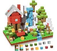 Blocchi costruibili magnetici per giovani - set di giocattoli da costruzione educativi con blocchi colorati tema foresta, regalo di compleanno ideale per adolescenti, in materiale ABS, set da gioco pe