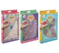 Blocchi da colorare con diamanti Mandala A5