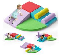 Blocchi da costruzione in schiuma per bambini, mattoncini morbidi per arrampicata, grandi capacità motorie, giocattoli montessori, custodia lavabile per divertimento indoor, Baby Soft Playset