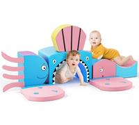Blocchi da costruzione in schiuma per bambini, mattoncini morbidi per arrampicata, grandi capacità motorie, giocattoli montessori, custodia lavabile per divertimento indoor, Baby Soft Playset