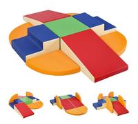 Blocchi da costruzione in schiuma per bambini, per arrampicata, interni, 9 mattoncini da costruzione giganti, mattoncini morbidi per bambini, montessori, giocattoli da arrampicata per esterni, doppia