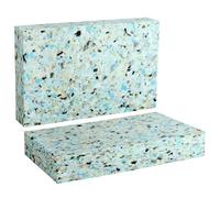 Blocchi da Yoga Ecologici in Schiuma (Confezione da 2) - Più Morbidi, Supporto ad Alta Densità per Yoga e Pilates, Design 100% Riciclato e Vegano - Dimensioni: 2 pezzi di 30x20x5cm