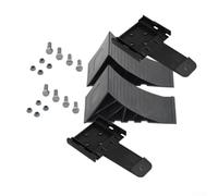 Blocchi di arresto della ruota in plastica dura che mantengono l'integrità sotto carico e resistono all'usura ambientale nel tempo