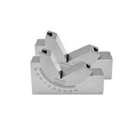 Blocchi di calibrazione, AP25/30/46 Strumenti Maker Calibro Di Precisione Micro Angolo Regolabile V Blocco Fresatura Impostazione Da 0 A 60 Gradi Piastra Angolo Blocco Calibro(AP25)