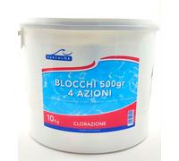 Blocchi di cloro 4 azioni 10 Kg - Surchlor 4