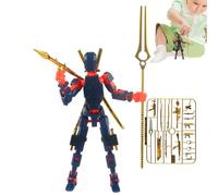 Blocchi di costruzione di action figure,statua d'azione | Giocattolo di action figure puzzle magnetico per - Set di action figure mobili multi-articolate per gar