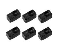 Blocchi di Inserimento Blocco per Tremolo Chitarra 6 Pezzi Nero | Metallo, Accessorio per Ponte a Doppio Vibrato, Compatibile la Maggior Parte dei Sistemi