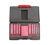 Blocchi di installazione metrica da 15 pezzi, set misuratori altezza, tavoli for router, strumento for tornio misurazione del cuscino piatto ad alta precisione in lega alluminio Buona Stabilità(Rot)