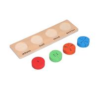 Blocchi di Legno a Forma Geometrica, Giocattoli Educativi per Ordinamento | Migliora il riconoscimento dei colori, Sviluppa la coordinazione occhio-mano, Promuove l\'educazione precoce, Perfetto per