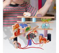 Blocchi di legno bilanciamento del gioco di smistamento sensoriale e