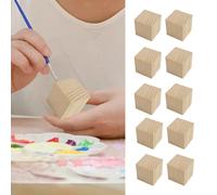 Blocchi di legno non finiti Cubi di legno per creazione di cubi di gioco