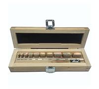 Blocchi di misura, 2.5-25mm Grado 0, set di blocchetti di misura in acciaio con calibro a blocchetto di ispezione micrometrica, calibro a blocchetto 10 pz/scatola(0 grade)