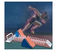 Blocchi di partenza in alluminio regolabili per allenamento e competizioni di sprint su pista e campo