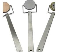 Blocchi di Prova Ottagonali per Il Controllo delle Particelle Magnetiche Dell'indicatore di Campo Magnetico Blocco di Prova Magnetico Dell'apparecchiatura di Prova Non Distruttiva, Double Through