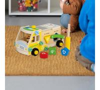 Blocchi di puzzle per noci giocattolo in legno e bulloni blocchi di legno