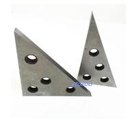 Blocchi di riscontro 2 Pezzi/set Piastre Angolari Solide Set Di Blocchi Angolari 30-60-90 E 45-45-90 Precisione +/- 20 Secondi Blocco Angolare Strumento Macchinista