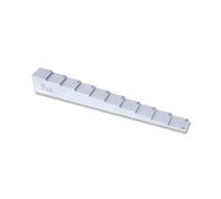 Blocchi di riscontro Blocco di calibrazione a ultrasuoni a 10 fasi Cuneo a gradini 1018 Acciaio 2,5 mm-25 mm