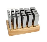 Blocchi di riscontro Set di fresatura in acciaio legato con blocchetto di riscontro parallelo temprato da 48 pezzi 150 mm for tornio for fresatrice