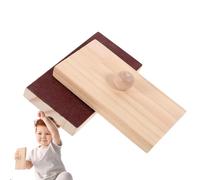 Blocchi Di Sabbia Musicali, Blocchi Di Legno Musicali - 2 Blocchi Di Sabbia Musicali Portatili - Strumenti A Percussione, Giocattoli Per L'apprendimento E L'istruzione, Giocattoli Con La Sabbia Per Ba