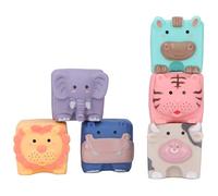 Blocchi di Silicone per Bambini con Design a Texture in Rilievo | Giocattolo di apprendimento tattile, Materiali non tossici, Funzione di spruzzo d\'acqua, Ideale per i neonati, Incoraggia