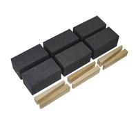 Blocchi Di Smerigliatura Sealey 50 X 50 X 100Mm 12Grit - Confezione Da 6 Fgb12