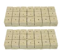 Blocchi di Substrato per Semina senza Terra 42 Pezzi 4x4x4 CM | Tessitura Soffice e Uniforme, Leggeri, per Coltivazione Fuori Suolo e Balcone, Riducono lo Stress del Trapianto