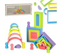 Puzzle Montessori Arcobaleno Educativi in Legno
