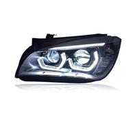 Blocchi fari anteriori auto Coppia Di Fari Anteriori Per BMW X1 E84 F49 2010-2015 Modificati DRL Angel Eye Gruppo Ottico Anteriore Accessori Per Auto Fanale Anteriore(Xenon)