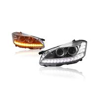 Blocchi Fari Anteriori Auto Per Benz Per Classe S Per W221 2006-2009 2 Pezzi LED Lampade Per Auto DRL Indicatori Di Direzione Dinamici Fari Auto Accessori