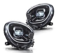 Blocchi Fari Anteriori Auto Per Mini Per R60 2010-2016 Per Coopers Per Countryman DRL Indicatori Di Direzione Fari Auto Full LED Luci Anteriori(Left Hand Drive)