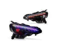 Blocchi Fari Anteriori Auto Per Toyota Per GT86 Per BRZ 2012-2020 LED Acqua Che Scorre Sfarfallio Coppia Auto Faro Di Montaggio DRL Fari(RHD)