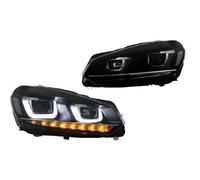 Blocchi Fari Anteriori Auto Per VW Per Golf 6 2010-2014 DRL Sintonia Dinamica Testa Della Lampada 2x Auto Faro Di Montaggio Accessori(RHD)