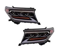 Blocchi Fari Anteriori Compatibile Con Toyota Per Land Per Cruiser 2007 2008 2009 2010 2011 2012 2013 2014 2015 Faro Di Ricambio DRL Indicatore Direzione Gruppo Ottico Automatico